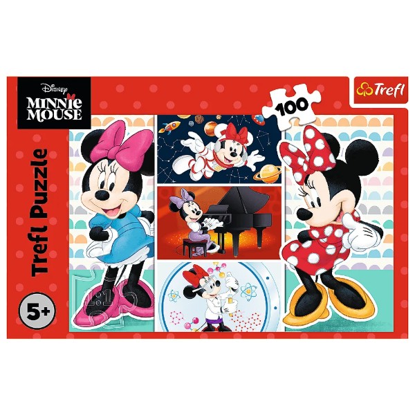 Фото - Пазлы (5-7 лет) Trefl 100 Disney Minnie Забавная Минни (16517)
